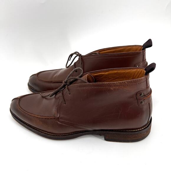 Johnston & Murphy Dominican Republic Mens Brown Leather Chukka Boots Size 9M main image 4